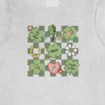 Checkered NICU St Patrick's Day T-Shirt - Image 3